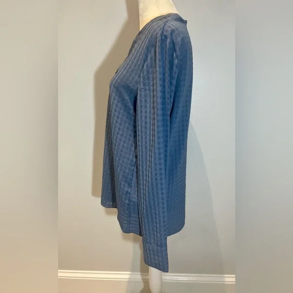 Banana Republic Dusty Light Blue‎ Long Sleeve  Blouse Size Small - Picture 3 of 9
